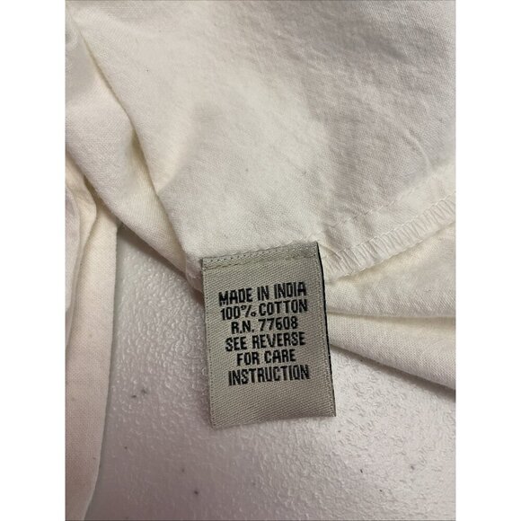 NEW J. Peterman Mens Shirt sz XL Pleated Ivory Poets Sleeve pioneer reenactment‎ - Picture 13 of 15